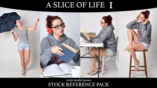 A Slice of Life - Stock Model Pose Reference 1