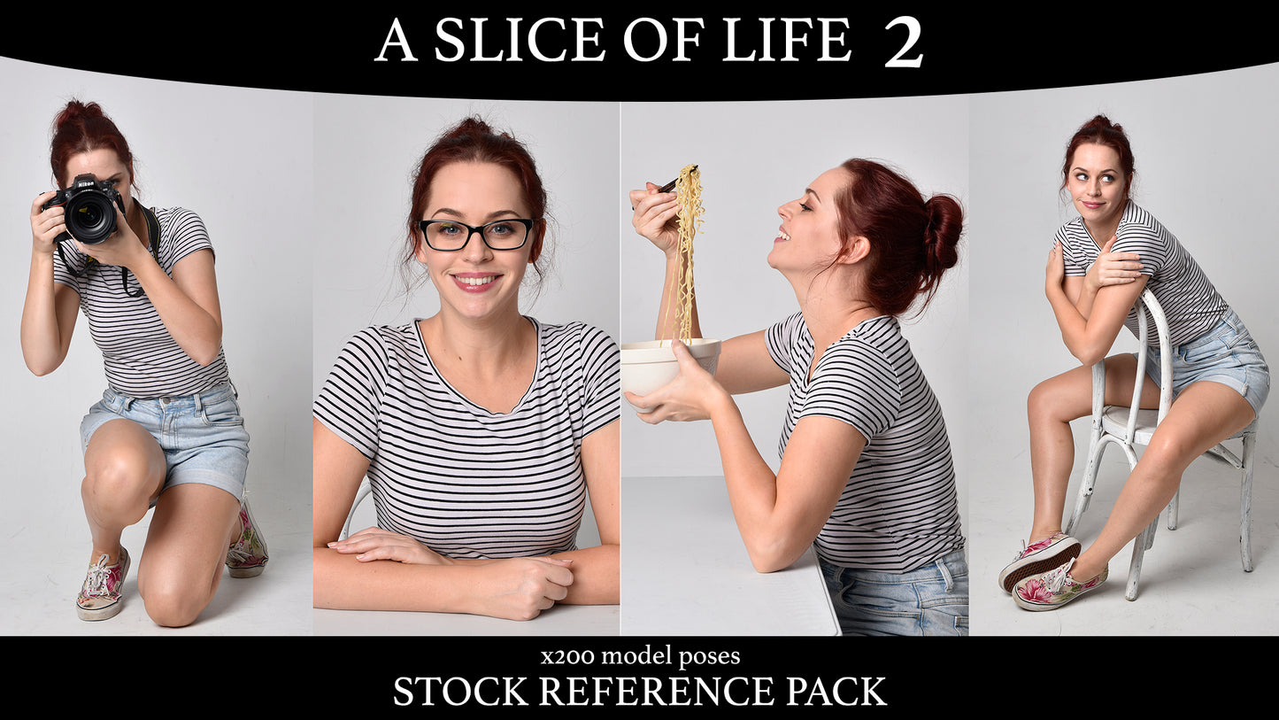 A Slice of Life - Stock Model Pose Reference 2