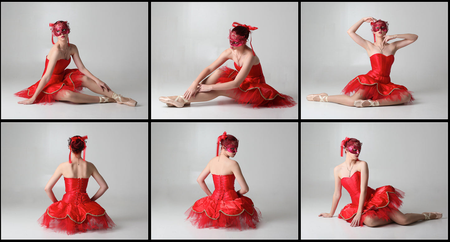 Red Ballerina - Stock Model Reference Pack