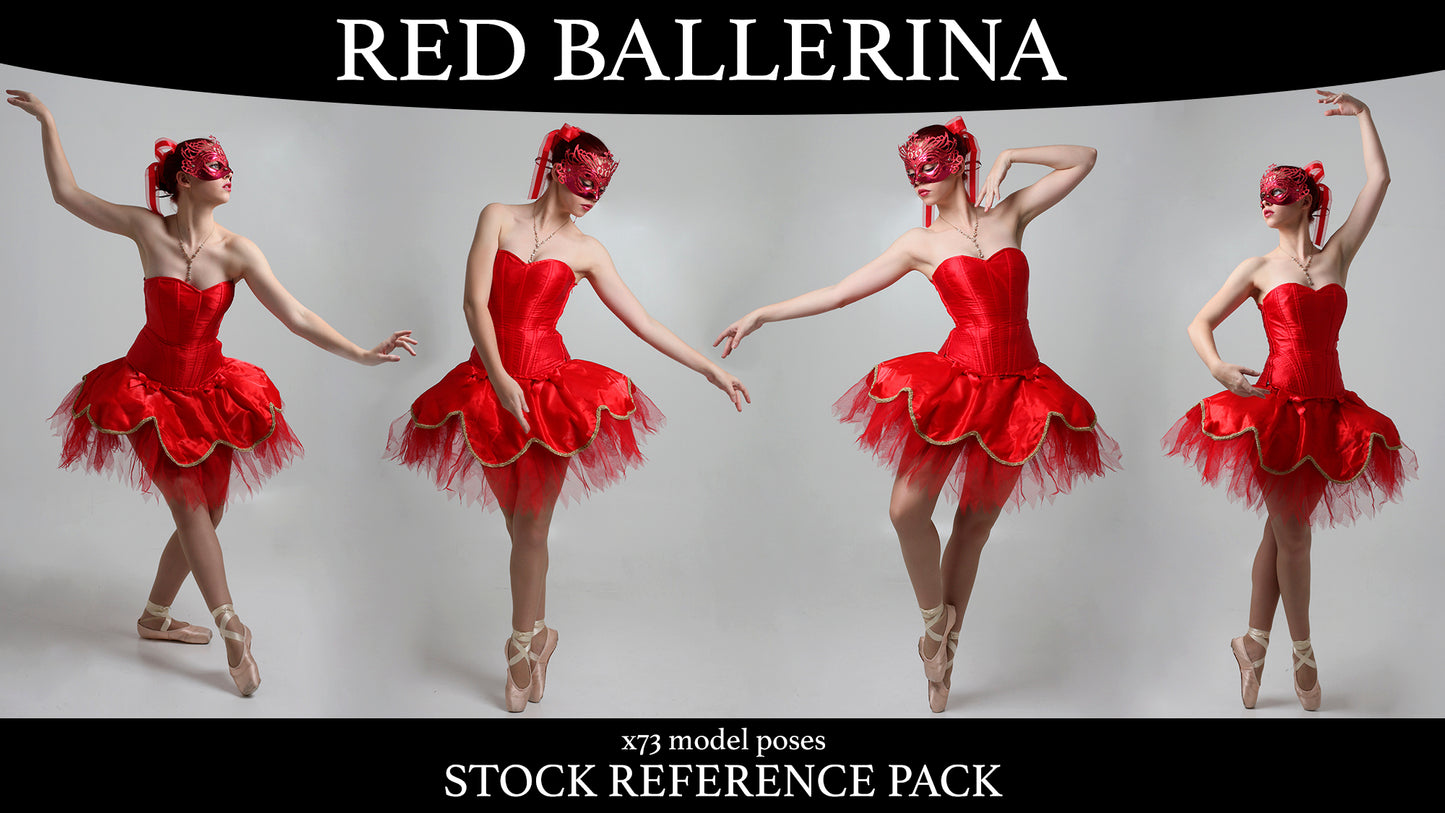 Red Ballerina - Stock Model Reference Pack