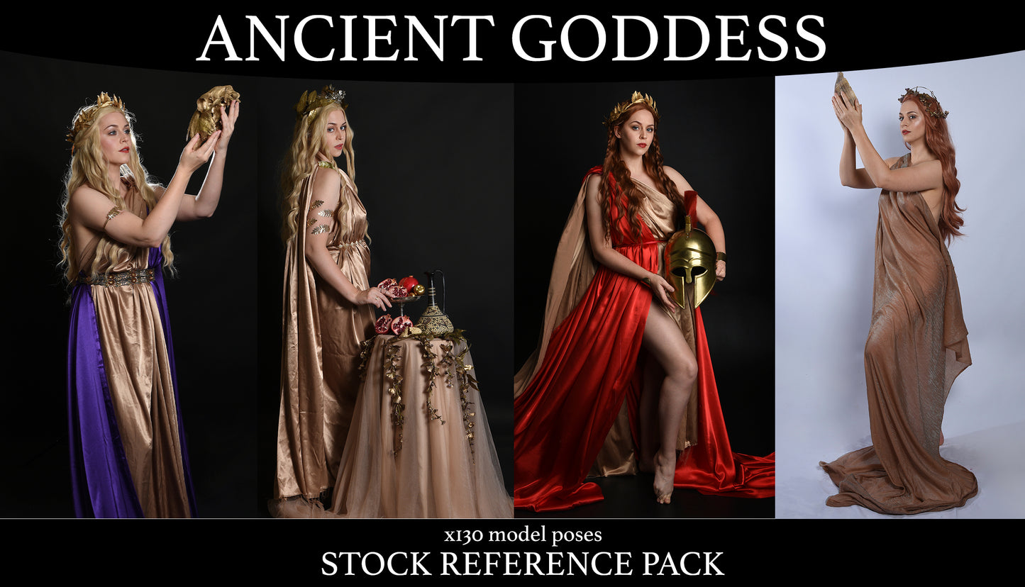 Greek Goddess - Stock Model Reference Pack