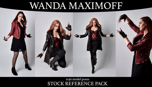 Wanda Maximoff - Stock Model Pose Reference Pack