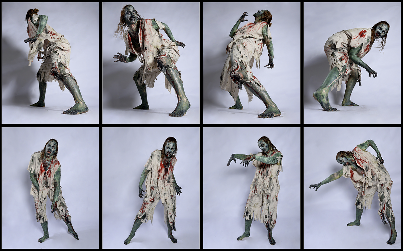 Zombie Monster - Halloween Stock Model Reference Pack