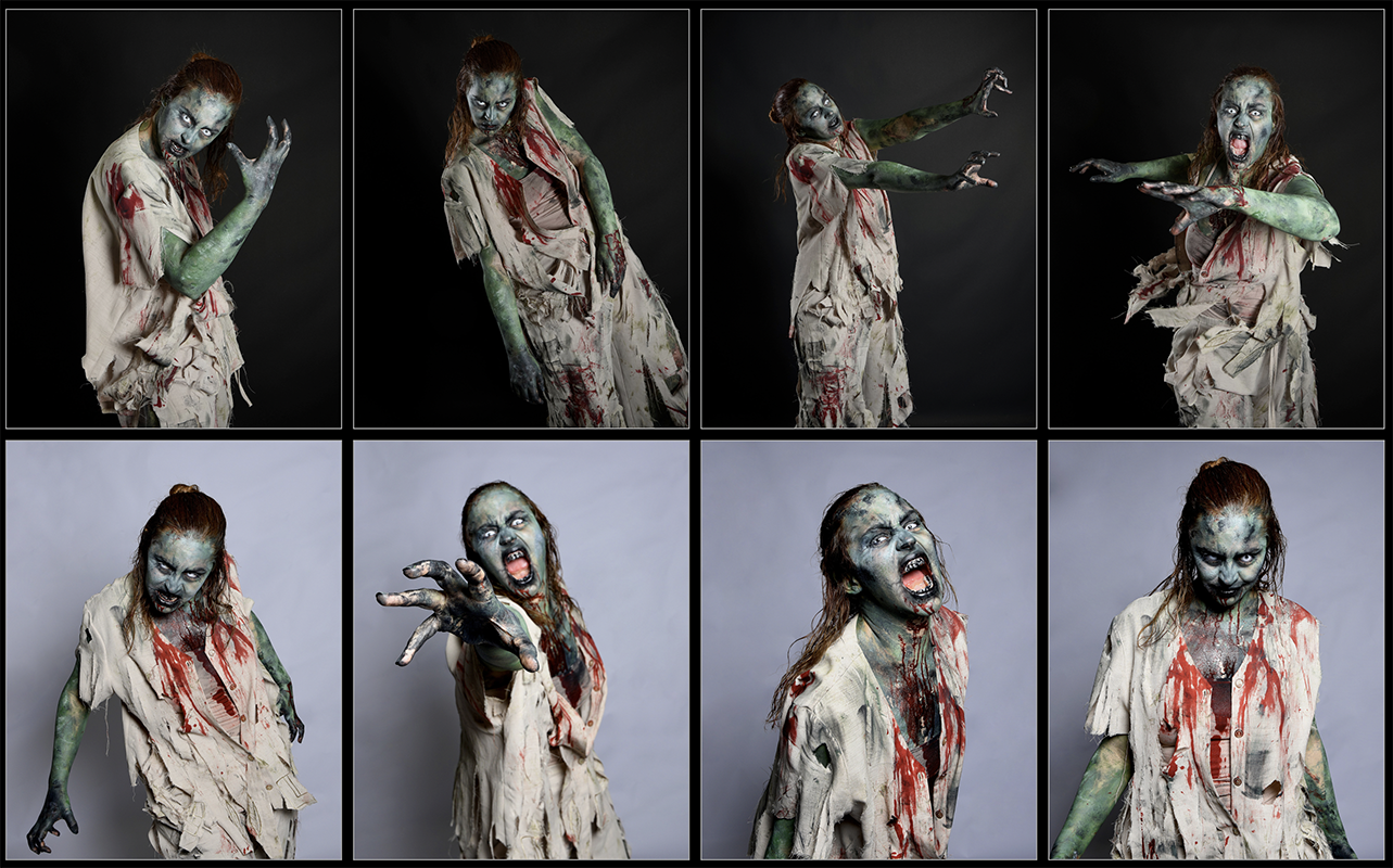 Zombie Monster - Halloween Stock Model Reference Pack