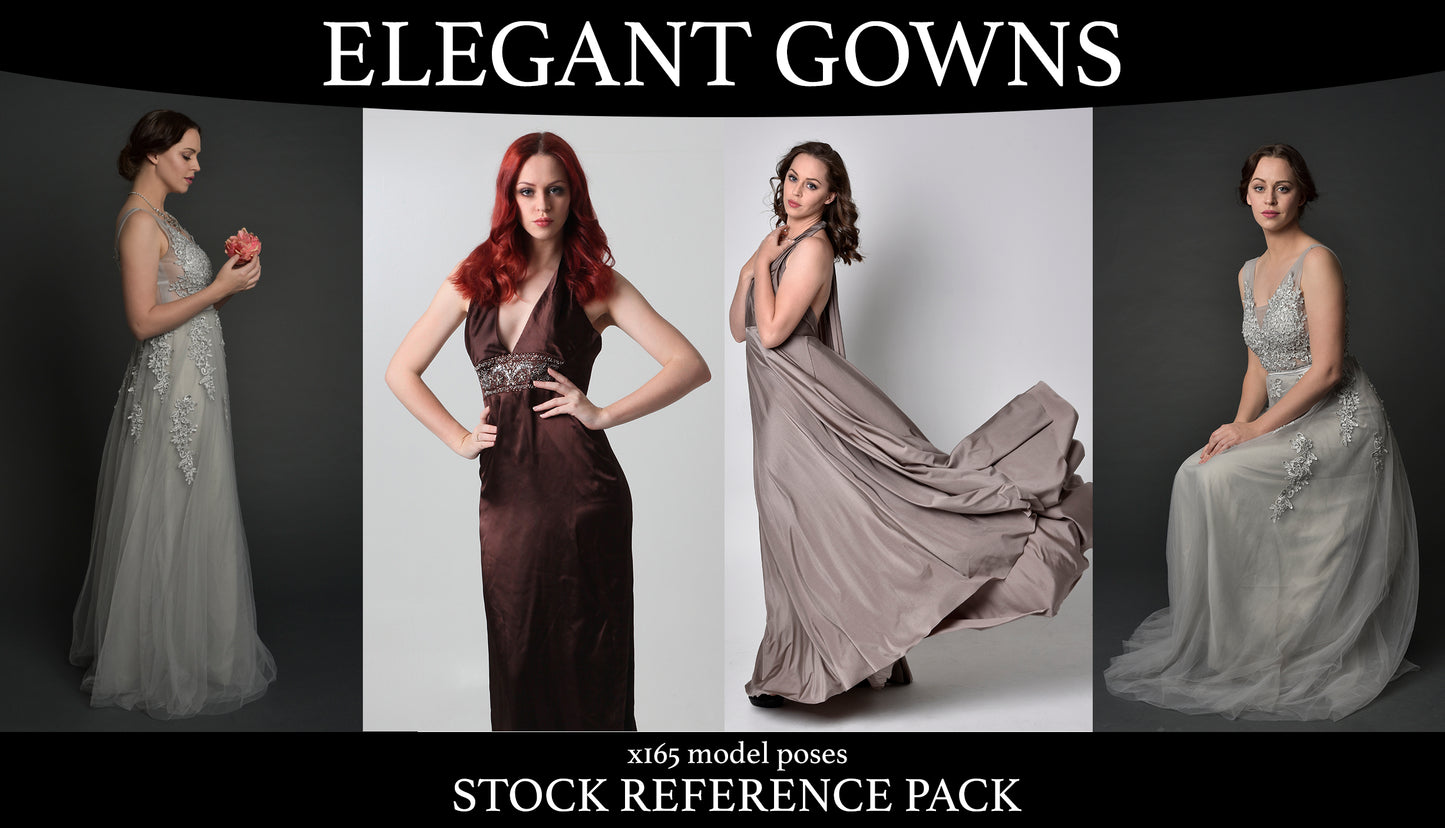 Elegant gowns - Stock Model Reference Pack