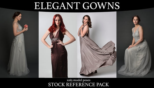 Elegant gowns - Stock Model Reference Pack