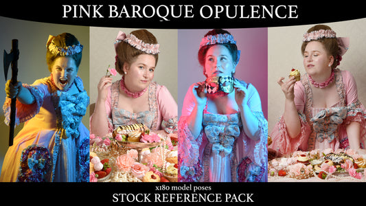 Pink Baroque - Stock Model Reference Pack