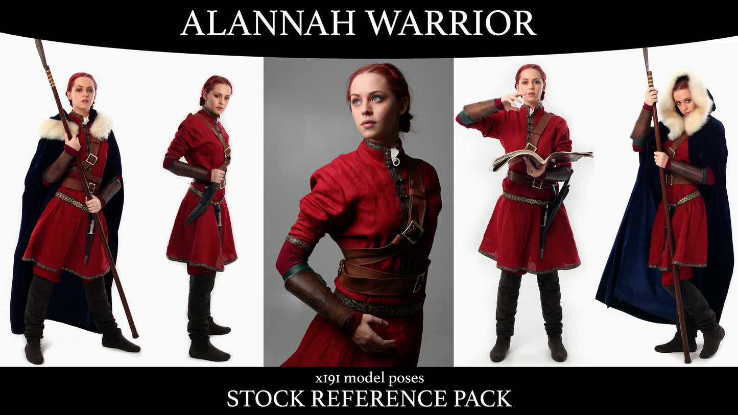 Alannah The Lioness - Stock Model Reference Pack