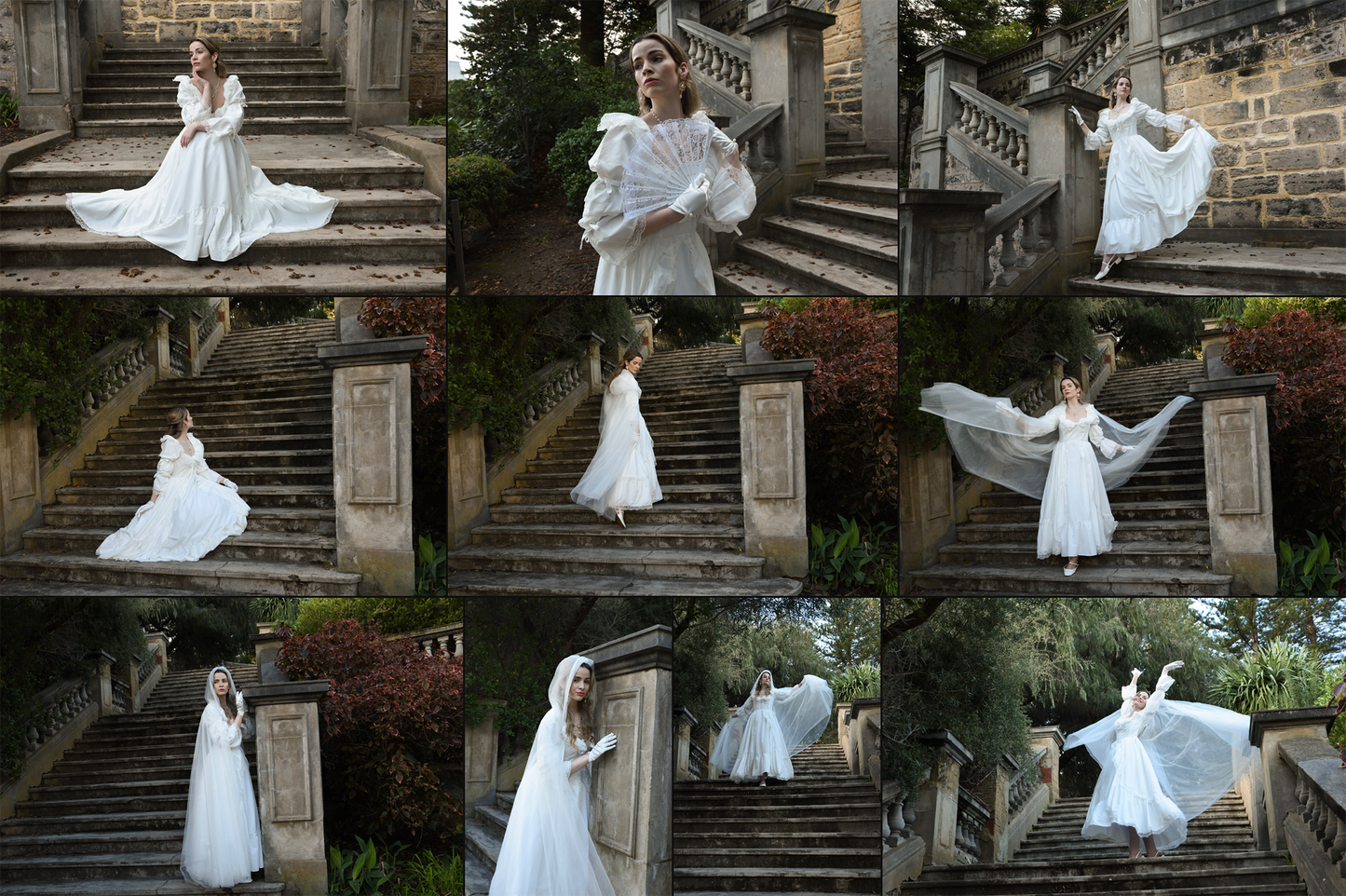 Romantic Gown - Fantasy stock model reference pack 2