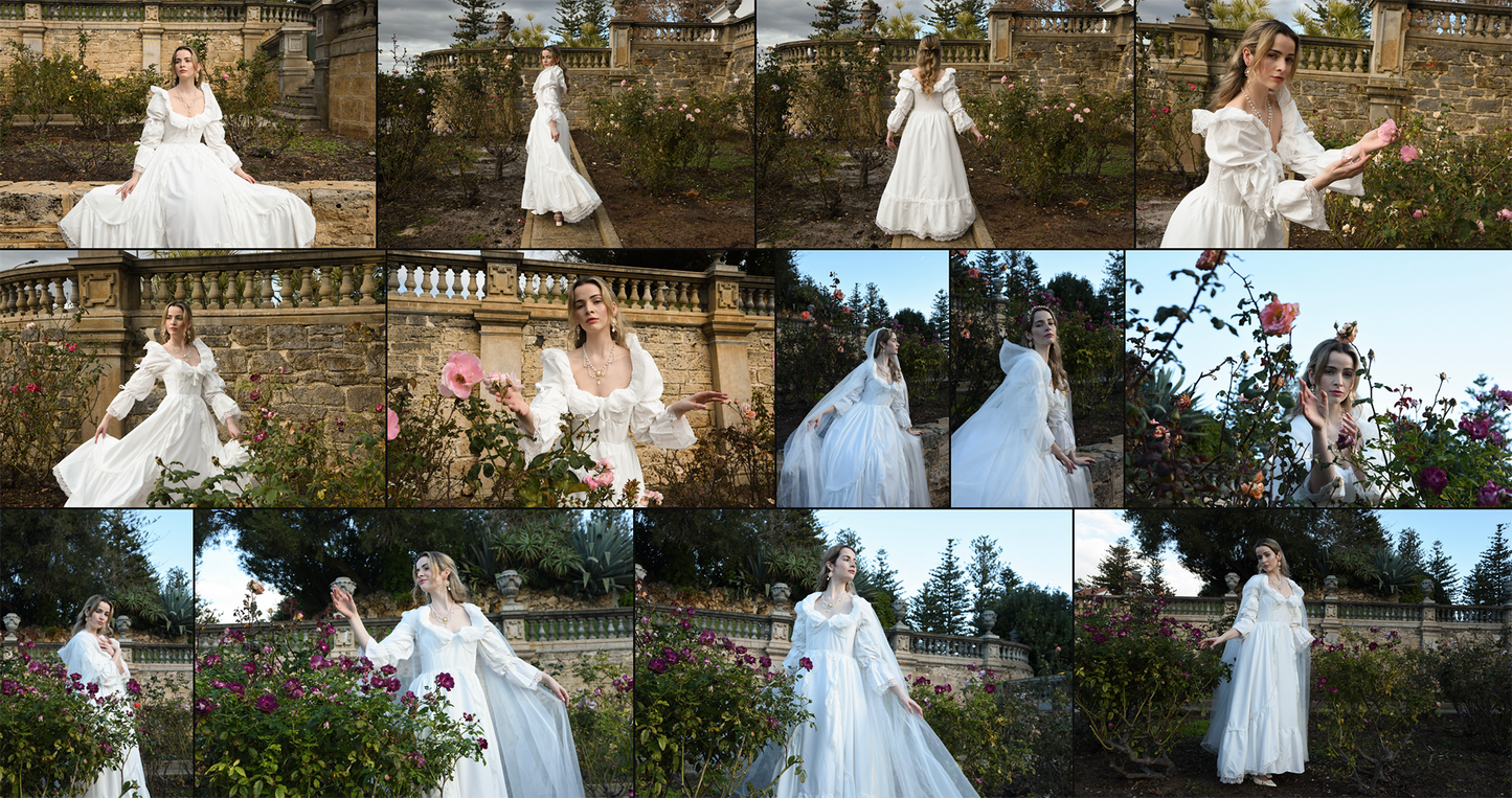 Romantic Gown - Fantasy stock model reference pack 1