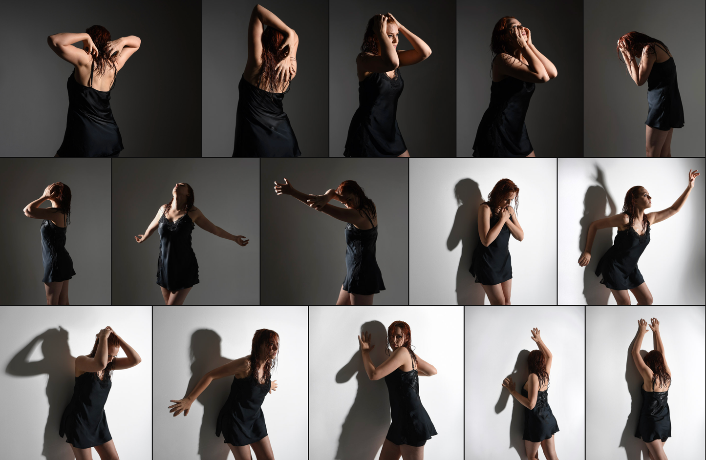 Tension and Shadow - Stock model pose reference pack