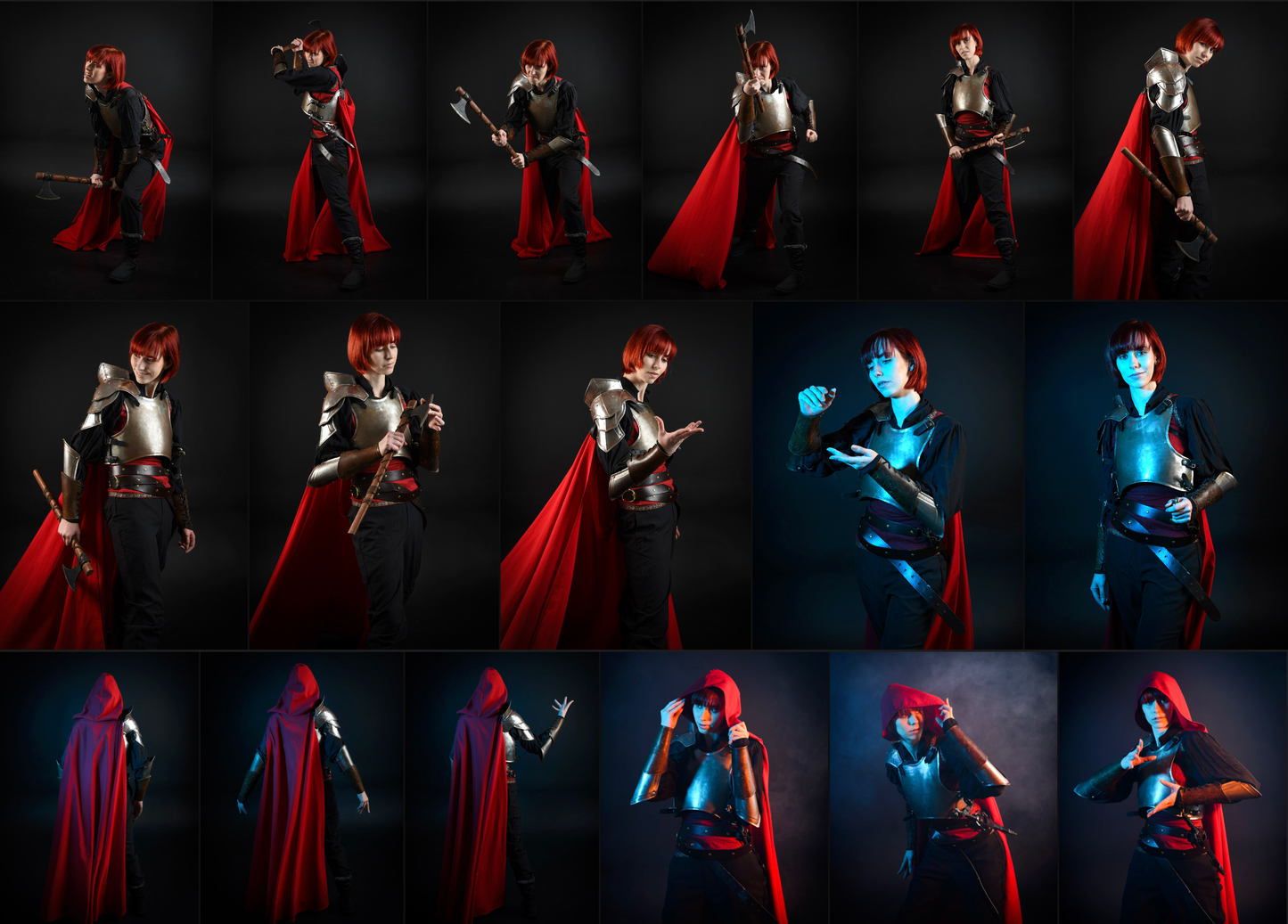 Alanna Warrior - Fantasy stock model reference pack 2