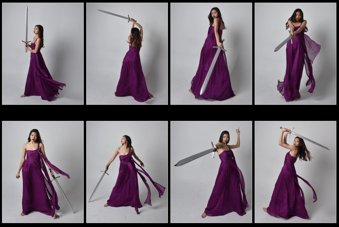 Gown and Sword - Stock Model Reference Pack