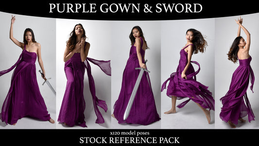 Gown and Sword - Stock Model Reference Pack