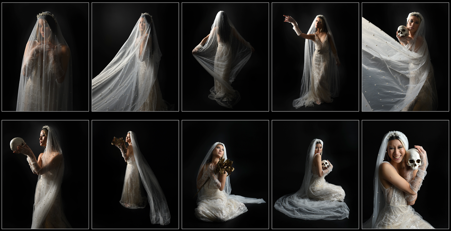 Ghost Bride- Stock Model Reference Pack