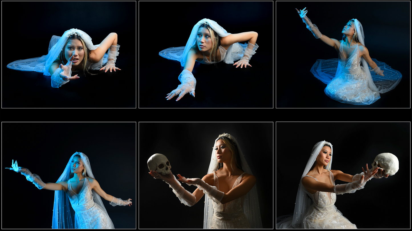 Ghost Bride- Stock Model Reference Pack