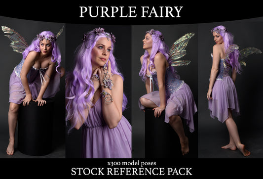 Purple Fairy - Stock Model Reference Pack