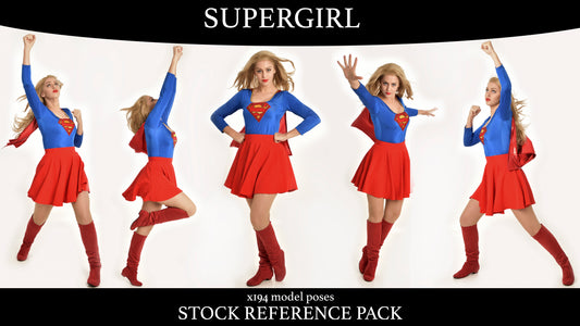 Supergirl - Stock Model Reference Pack