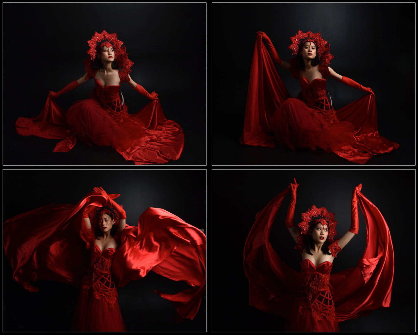 Red Vampire Queen - stock Model Reference Pack 2