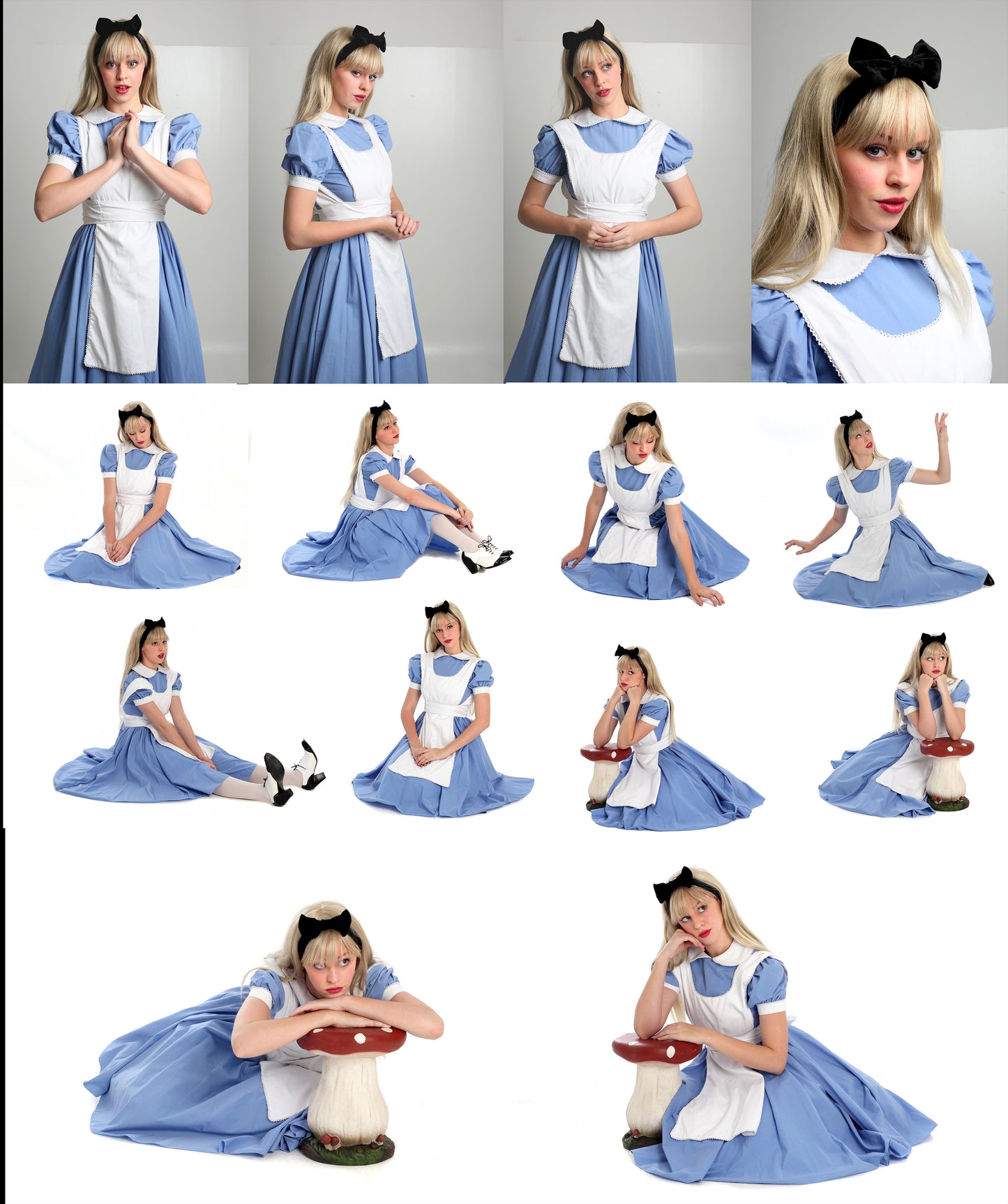 Alice in Wonderland - Stock model pose reference pack