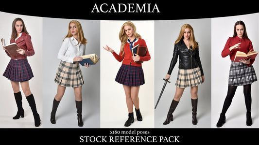 Academia - Model Pose Reference Pack