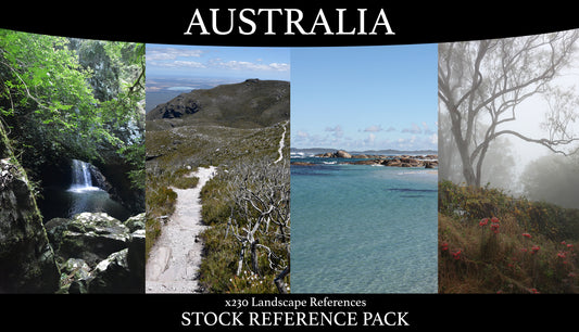 Australian Landscape -  Location background reference pack