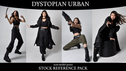 Dystopian Urban Christine - Stock Model Reference Pack