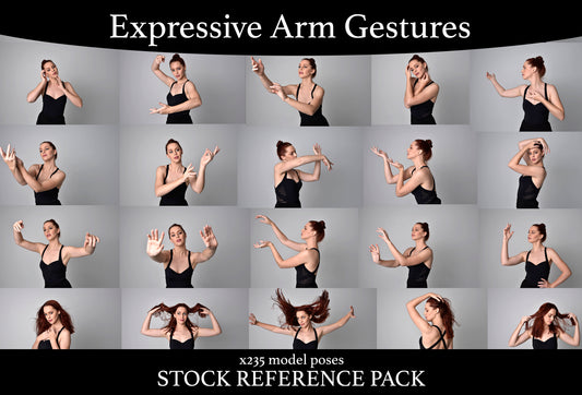 Arm Gestures- Stock model reference pack