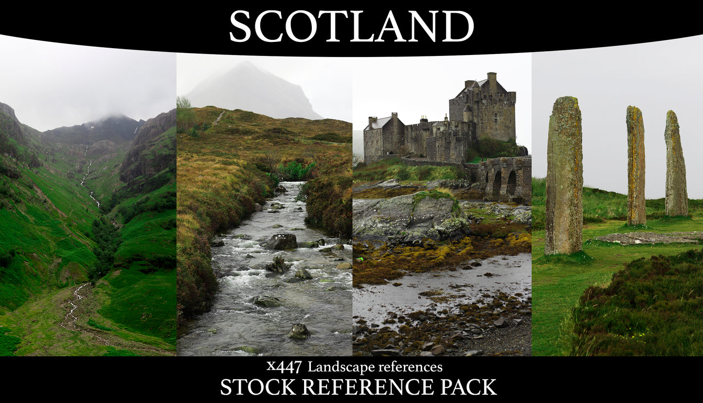Scotland - Location Background Reference Pack